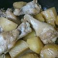 nicojun's cooksnap of when they made 手羽元とじゃがいもの簡単煮.