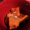 Makokito's cooksnap of when they made おふくろの味♪ほっこりカボチャの煮物♪.