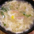 k_tetuo's cooksnap of when they made カニカマとコーンの玉子スープ.