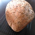 ひーゆーママ's cooksnap of when they made ゴマで美味しくカルシウム♪HBで早焼き.