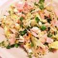 いちごLIFE's cooksnap of when they made ぶきっちょさんでも旨くなるカイワレサラダ.