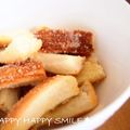 ねぼしのん's cooksnap of when they made 子どもと遊びながら作る♪パン耳ラスク.