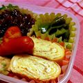 のりぞ～♪'s cooksnap of when they made 超簡単!! 赤ウィンナーでハート弁当♡.