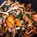 いちごクック's cooksnap of when they made かぼちゃときのこ、ベーコンのソテー.