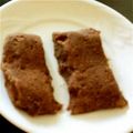 ぶりのてりやき's cooksnap of when they made レンジでおから豆乳バナナの簡単ブラウニー.