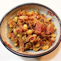 さくらうさぎちゃん's cooksnap of when they made 蒸し大豆とベーコンとしらすの炒めもの.