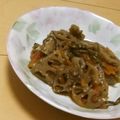 きらり流れ星's cooksnap of when they made 牛蒡と蓮根のみそきんぴら.