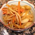 AKI兵衛's cooksnap of when they made 思い出の味、竹輪と切り干し大根の煮物.