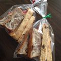 W moon's cooksnap of when they made ☆ヨーグルトでおからビスコッティ☆.