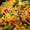 kucina's cooksnap of when they made 人参とピーマンのサッと炒め.