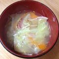 nontan＊'s cooksnap of when they made ポッカレモンとマスタードのさっぱりスープ.