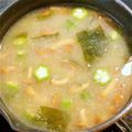 3967's cooksnap of when they made とろ〜り♪なめことオクラのお味噌汁.