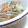 ちずぴよ's cooksnap of when they made 手抜きで簡単♪♪【舞茸と大根のスープ】.