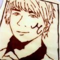 名草さん's cooksnap of when they made ♡キャラチョコ♡細い線の書き方♡.