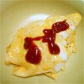 翔舞ママ's cooksnap of when they made ちょっと変わったオムライス♪.