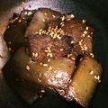 naru0u0's cooksnap of when they made 蒟蒻のピリ辛胡麻炒め.