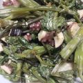 真愛ママ's cooksnap of when they made たこと空芯菜のマヨネーズあえ.