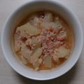 mini☆a☆'s cooksnap of when they made 夏バテに！冬瓜とカニ缶のあんかけスープ♪.