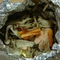 hanako1118's cooksnap of when they made 魚焼きグリルde 鮭のバターホイル焼き.