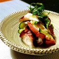 inyako's cooksnap of when they made 簡単★きゅうり＆たこ＆みょうがの酢の物.