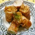 Haru Haru's cooksnap of when they made 茸の豚巻き。甘味噌照り焼き、にんにく風味.