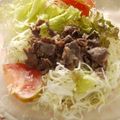 milk＊crown's cooksnap of when they made 暑い夏に★牛肉とレタスのスタミナ冷しゃぶ.