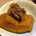 acc09's cooksnap of when they made カボチャとミンチの煮物.