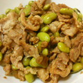 ♡mana's cooksnap of when they made 豚と枝豆の醤油炒め.