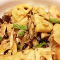 ふみってぃ's cooksnap of when they made 鶏肉とレンコンといんげんの甘酢炒め.