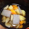 かなこれんじゃあ's cooksnap of when they made じゃがいも餅入り★簡単けんちん汁.