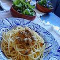 ｶﾅﾃﾞ's cooksnap of when they made シェフお薦め浅蜊のパスタ風☆.