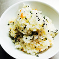 ＫawausosO's cooksnap of when they made 鮭フレークと青じその混ぜご飯♪.