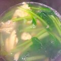 67luna's cooksnap of when they made 簡単にできる焼き卵と青菜の中華スープ.
