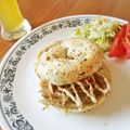 pali's cooksnap of when they made やみつき！ベーグルのきんぴらごぼうサンド.