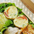 どんぴんたん's cooksnap of when they made 塩トマトとしらすの卵焼き.