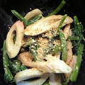 彩結実's cooksnap of when they made お弁当に★ほうれん草＆竹輪のオイマヨ和え.