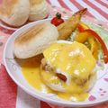 赤い電話's cooksnap of when they made エッグベネディクト　マフィンも作ろう♪.