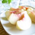 Drako's cooksnap of when they made つる～んっ♪ロスなし！桃の剥き方.