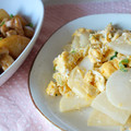☆えりえーる☆'s cooksnap of when they made シャキふわ~♪大根としらすの炒り卵.