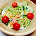mourii's cooksnap of when they made 棒々鶏風サラダ.