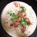 kurola's cooksnap of when they made 豆乳キムチ冷製そうめん.