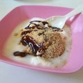 ママんま's cooksnap of when they made チョコきな粉ヨーグルト♪♫.