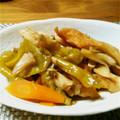 蒟蒻バタコ's cooksnap of when they made 万願寺とうがらしと舞茸・竹輪の煮物♪.