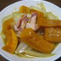 あいすたぁ's cooksnap of when they made カボチャとベーコンのめんつゆ和え.