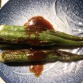 ハルとサスケ's cooksnap of when they made ＊焼きオクラ＊お好みソース風.