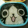 悪ガキかぁさん's cooksnap of when they made 超簡単キャラ弁☆メラルー　モンハン.