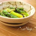 矢切のねぎちゃん's cooksnap of when they made 簡単！アスパラの塩昆布和え★.