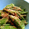 Aloha☆★'s cooksnap of when they made おくらのごま和え✿.