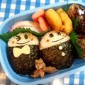 yuzuokaki's cooksnap of when they made 簡単キャラ弁･デコ弁 男の子女の子♪.