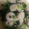 ぽにょ丸's cooksnap of when they made 簡単☆帆立と小松菜の塩炒め.